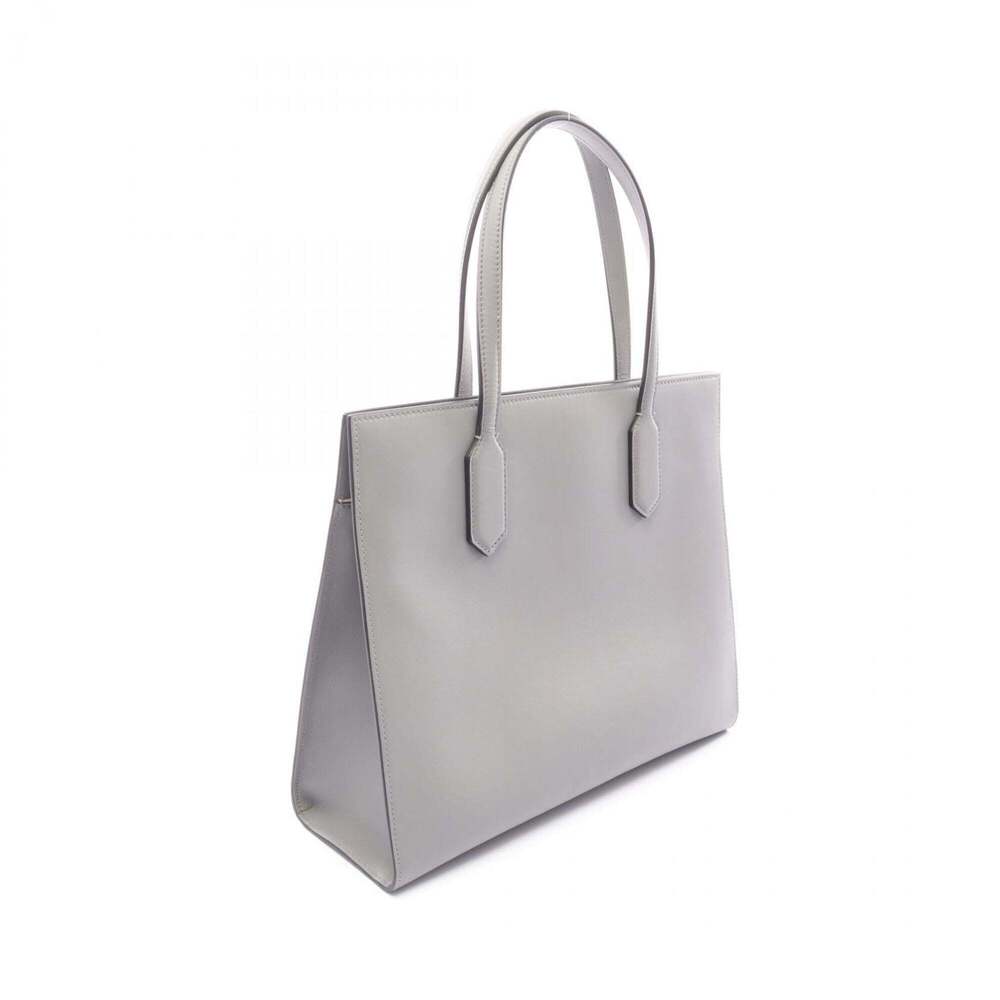 GUCCI Authentic Gray Leather Tote Bag - Picture 2 of 9